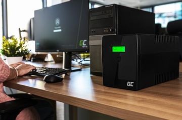 Источник питания ИБП GREEN CELL UPS01LCD 600 ВА