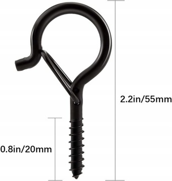 Металлические потолочные крючки Железные крючки-винты