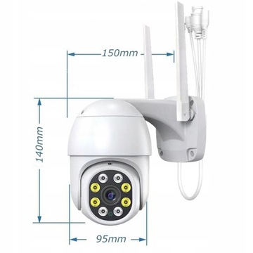 RTX SmartCam 5Mpx Уличная вращающаяся камера Tuya Google