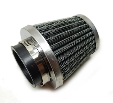 FILTR STOŻKOWY TUNING stożek 43mm CHROMOWANY