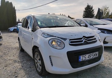 Citroen C1 II Hatchback 5d 1.0 VTi 72KM 2020 Citroen C1 I rej 2021r, 1.0 Benzyna. Uszkodzony. Poobijany. Jezdzi. VAT 23, zdjęcie 1