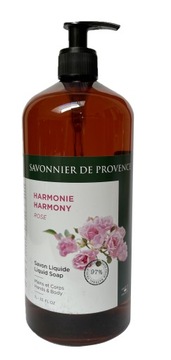 Savonnier de Provence Rose Liquid Soap Żel Róża 1000 ml