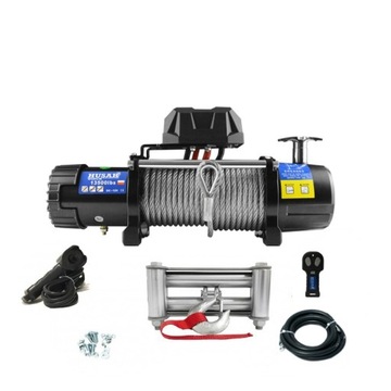 Wyciągarka elektryczna 6,1T lina stalowa 22m 12V Husar Winch - LAWETA