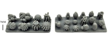 Alien-Resin Diorama Fantasy RPG Cactus 24szt for Miniature Wargaming
