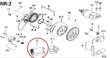 МОДУЛЬ КОНТРОЛЛЕРА ЗАЖИГАНИЯ 6+4+2 Quad TGB BLADE 425