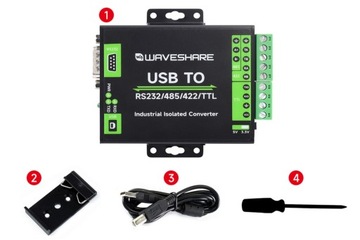 Промышленный преобразователь USB-RS232/485/422/TTL