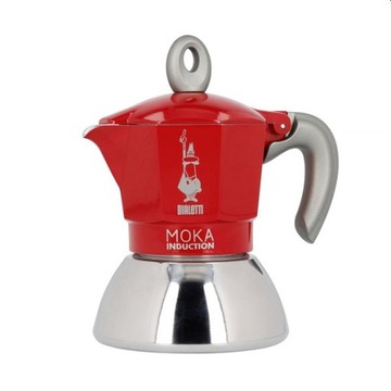 Kawiarka BIALETTI MOKA INDUCTION 2tz Red Czerwona