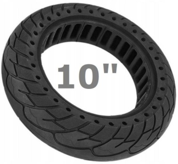 Plná Pneumatika Pro Elektrickou Koloběžku 10 x 2,5", Velká, Pevná