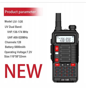Baofeng UV-10R 10 Вт 8800 мАч Новинка 2022 г.