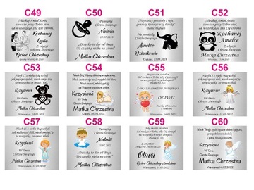 PAMIĄTKA CHRZTU ŚWIĘTEGO DZIEWCZYNKI CHŁOPCA SREBRNY OBRAZEK ANIOŁ STRÓŻ