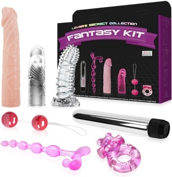 FANTASY KIT ZESTAW SEX ZABAWEK EROTYCZNYCH DLA PAR