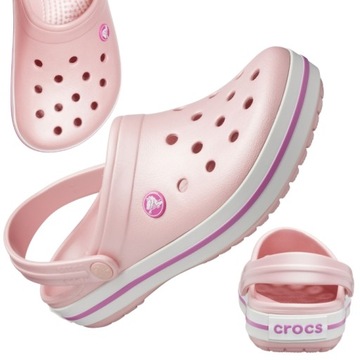 BUTY DAMSKIE CROCS KLAPKI CASUAL GUMOWE CHODAKI