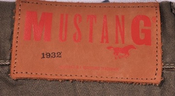 MUSTANG spodnie KHAKI jeans WAREN_ W32 L32