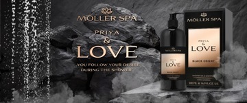 Möller SPA PRIYA & LOVE ШАМПУНЬ И ГЕЛЬ ДЛЯ ДУША С ЖЕНЬШЕНЕМ 2в1 500мл