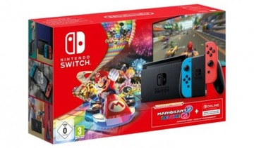 Konsola Nintendo Switch + Mario Kart 8 Deluxe + 3 miesiące Nintendo Online