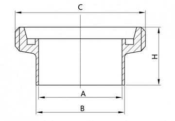 51,0 mm SMS Złącze Spożywcze Kwasoodporne śrubunek