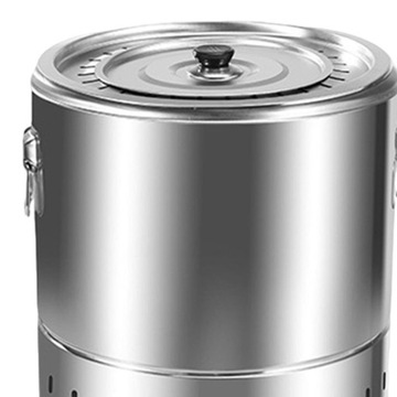 Ведро для гриля для барбекю с равномерным подогревом, домашняя портативная кухонная решетка