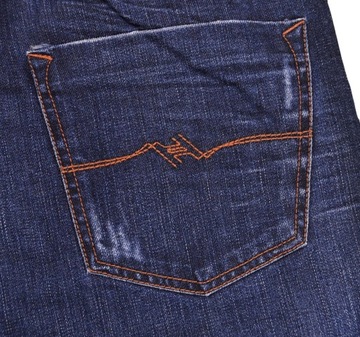 TOMMY HILFIGER spodnie regular blue jeans W34 L34