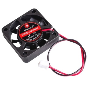 Wentylator 40x40x10 12V 5000RPM cichy 2 pin 0.10A
