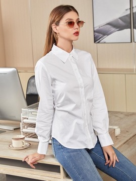 TC22201 *SHEIN БЕЛАЯ ЖЕНСКАЯ РУБАШКА 44