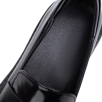 Женские лоферы на платформе и массивном каблуке Sy