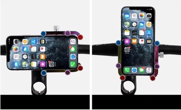 GUB PLUS 12 ДЕРЖАТЕЛЬ ТЕЛЕФОНА ДЛЯ ВЕЛОСИПЕДА МОТОЦИКЛА НА РУЛЕ ВРАЩЕНИЕ НА 360 ГОРОДОВ