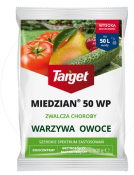MIEDZIAN 50WP 15G TARGET WARZYWA, OWOCE R-134/2015