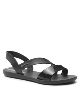 Ipanema Sandały IPANEMA VIBE SANDAL FEM 82429 BLACK/GLITTER BLACK AJ078