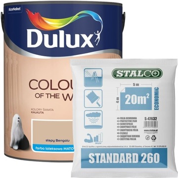 Dulux Kolory Świata Farba Stepy Bengalu 5L +GRATIS