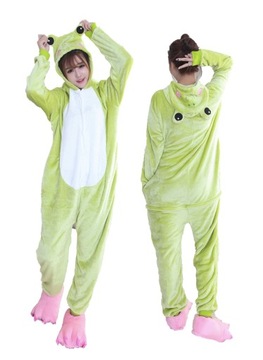 ŻABA Żabka PIŻAMA Kigurumi Onesie Przebranie Damskie Męskie L 165-174 cm