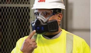 УДАРЯТЬ! ФИЛЬТРУЮЩАЯ ПОЛУМАСКА 3M Secure Click HF-802