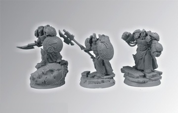 Figurki Spartan SF Veterans set [3szt] +Podstawki 28mm Scibor 28SF0049 W40K
