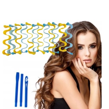 СПИРАЛЬНЫЕ КАПИЛЬОТКИ ДЛЯ ВОЛОС MAGIC LEVERAG 12 шт.