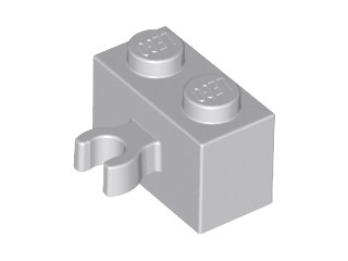 LEGO 30237b Jasnoszary z zaczepem 1x2 1szt