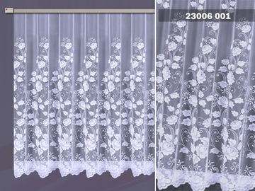 ЖАККАРДОВАЯ ШТОРА 23006/180СМ БЕЛЫЙ ЖАККАРД