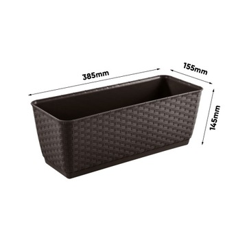 Балконный ящик для цветочного горшка RATOLLA DRL400P Umbra