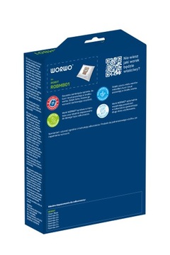 12 мешков WORWO для iRobot Roomba Clean Base i3+ i4+ i5+ i7+ j7+ s9+