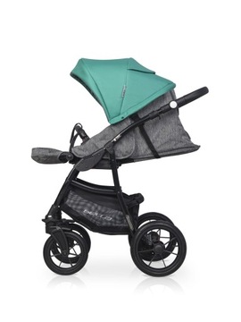 Детская коляска 2в1 BELLA Riko Basic СУМКА НА КОЛЕСАХ ТЕПЛЫЙ КОМПЛЕКТ