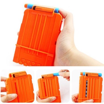 MAGAZYNEK NA STRZAŁKI PISTOLETU NERF + 20 STRZAŁEK NA STRZAŁKI POJEMNY