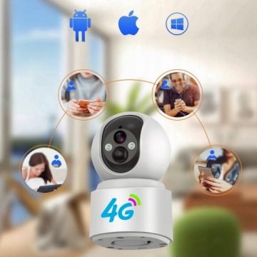 Электронная няня для батарей роторной камеры 3MPX на SIM GSM 4G LTE