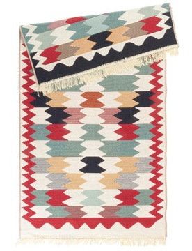 Dywan Kilim Tkany Premium wzór 160x220 Geometria