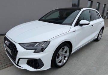 Audi A3 8Y 2022 Audi A3 Sportback salon PL FV VAT 23 S Line panorama 1.5 Hybryda, zdjęcie 1