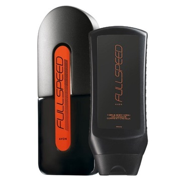 AVON Zestaw Kosmetyków dla Niego 2w1 Full Speed Męski Perfumy + Żel