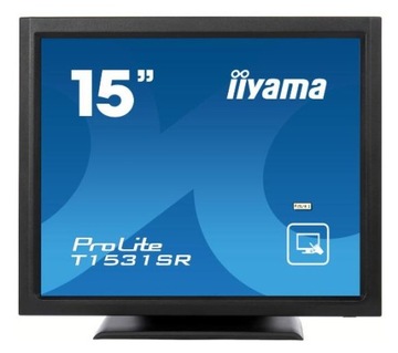 Monitor dotykowy LED iiyama T1531SR-B1 15
