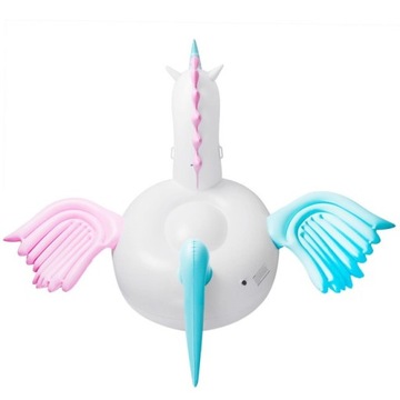 НАДУВНОЙ МАТРАС ПЕГАС 240 СМ ДЛЯ ПЛАВАНИЯ ЕДИНОРОГА БОЛЬШОЙ XXL ДЛЯ ПЛЯЖА И БАССЕЙНА