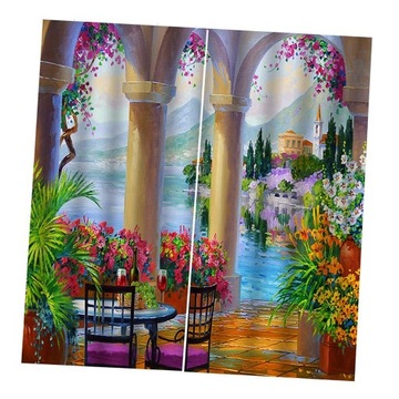 Водонепроницаемые шторы с 3D цифровой печатью C