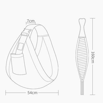 Переноска-кенгуру из хлопчатобумажной ткани, дружелюбная к коже, мягкая, экономящая труд, переноска-слинг для младенцев