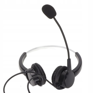 Zestaw słuchawkowy Call Center Wtyczka 3,5 mm