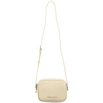 Torebka Listonoszka Damska Tommy Hilfiger Camera Bag Beżowa AW0AW15828