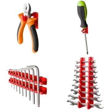 Tablica narzędziowa 115x78 cm | 50 Kuwet | ścianka